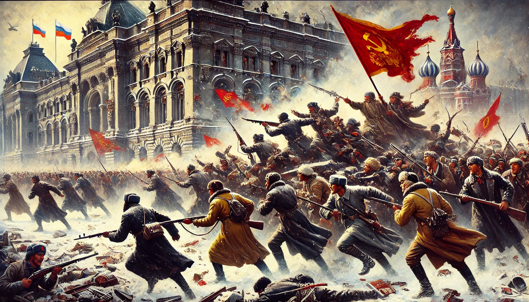 October Revolution in Russia (October 25, 1917, Julian calendar)